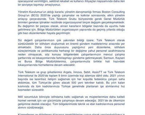 Türk Telekom Bölge Müdürlüklerini Önce Kaldırdı, Sonra Kararı İptal Etti mi?