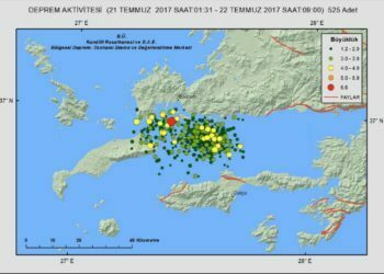 21 Temmuz Bodrum Depreminde, Deniz Tabanı 65 km Uzunluğunda ve 25 km Genişliğinde Bir Alan Boyunca Yırtılmış