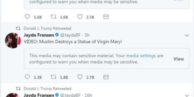 Twitter, Trump’ın anti-Müslüman Tweetlerini Neden Kaldırmadığı Açıklamasını Geri Çekti