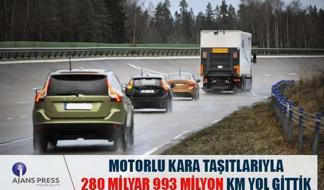 2016’da 281 milyar Km Yol Gittik