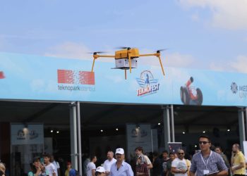 PTT Teknofest’te Drone’la Kargo Teslimatı Gösterisi Yaptı
