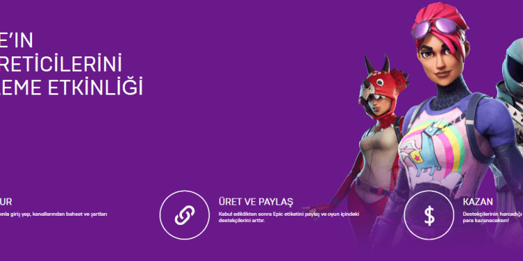 Fortnite İçerik Üreticilerine Para Kazandıracak