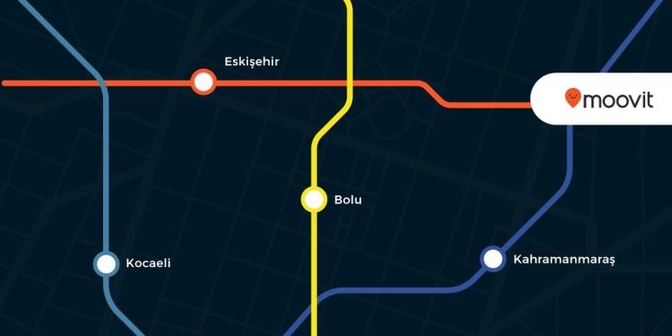 Toplu Taşıma Uygulaması Moovit’e 4 Yeni Şehir Eklendi