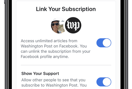 Facebook, Abonelik Testini Daha Fazla Yayıncıyı Kapsayacak Şekilde Genişletiyor