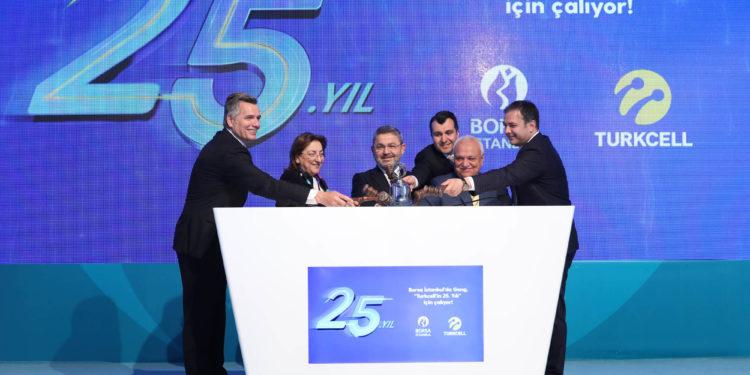 Borsa İstanbul’da Gong “Turkcell’in 25. Yılı” için Çaldı