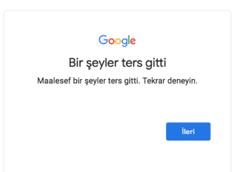 Google Sitelerinde Kimlik Tanıma Sorunu Yaşanıyor