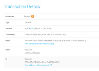 Esrarengiz 1 Milyar $’lık Bitcoin Transferi Tartışılıyor
