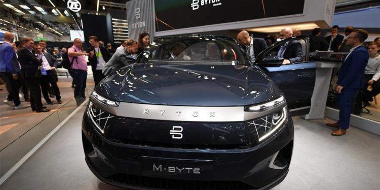 Çinli Elektrikli Otomobil Şirketi Byton Yeni Modelini Sergiledi