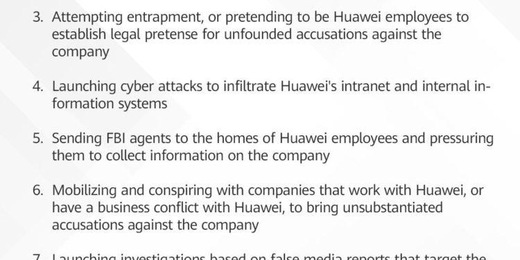 Huawei, ABD’yi Kendisine Siber Saldırı Yapmakla Suçladı