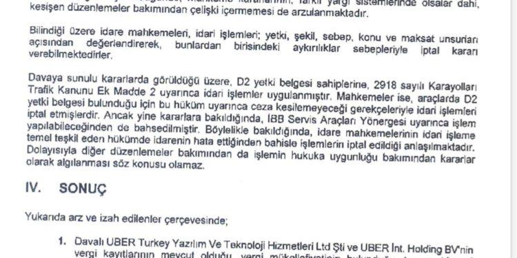 Bilirkişi Uber için “Haksız Rekabet” Raporu Verdi