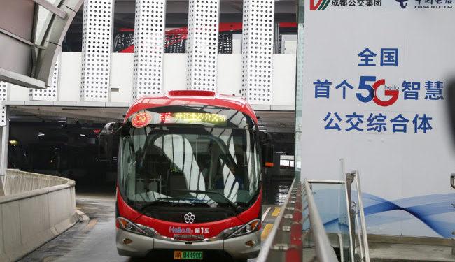 Çin’de 5G Donanımlı İlk Otobüs Hizmete Girdi