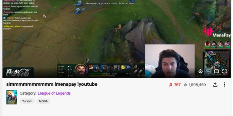 Twitch İzleyicisinden MenaPay Kripto Parasıyla İle Yayıncılara Bağış