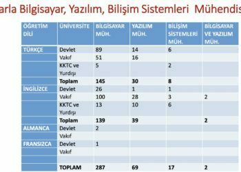 Bilgisayar Mühendisliği ve Eşdeğeri Eğitim Veren 306 Programdan Ancak % 16’sında 3’den Fazla Profesör Var