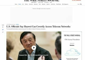 ABD, Huawei’nin Telekom Ağlarına Arka Kapı Erişimi Bıraktığını Kanıtlayabileceğini Söyledi