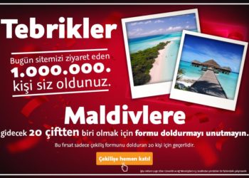 130.000 Kişi Ücretsiz Maldivler Tatiline İnandı