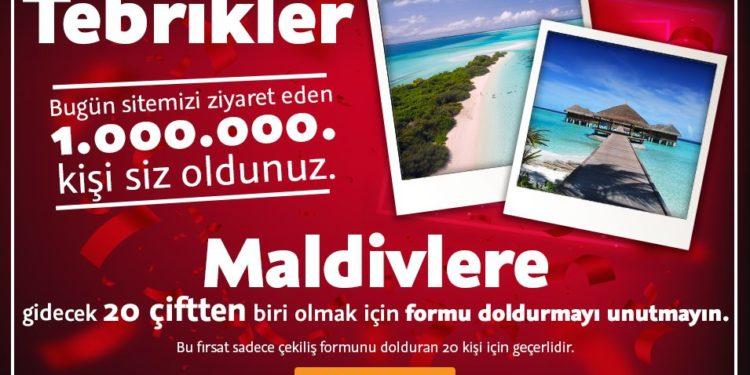 130.000 Kişi Ücretsiz Maldivler Tatiline İnandı
