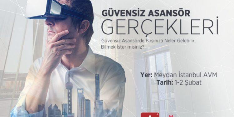 Ümraniyeliler Güvensiz Asansörü Sanal Gerçeklikle Deneyimledi