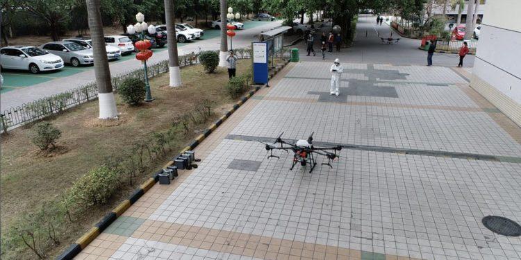 DJI Dronlar Koronavirüs’le Savaşıyor