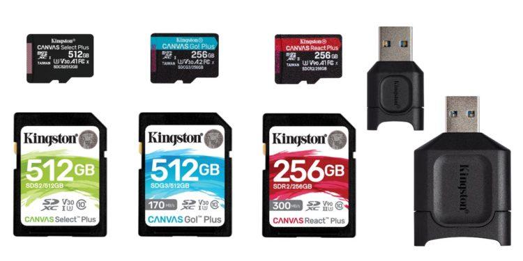 Kingston’dan Yeni Kart ve Kart Okuyucu Serisi: Canvas Plus, MobileLite Plus