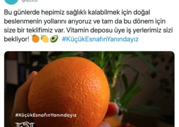 Zor Günlerinde Küçük Esnafa Sosyal Medyada Destek Kampanyası