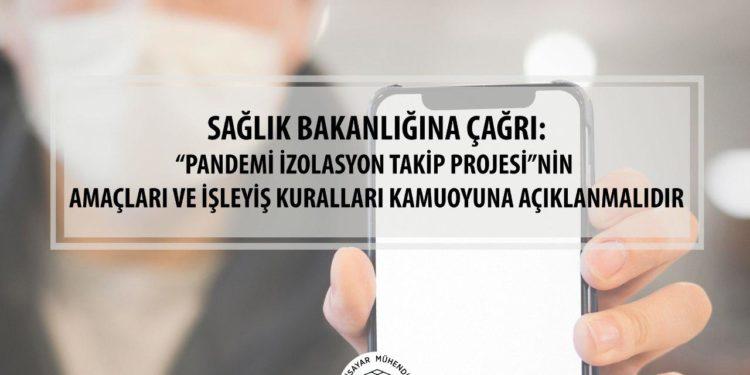 BMO : “Pandemi İzolasyon Takip Projesi”nin Amaçları ve İşleyiş Kuralları Açıklanmalıdır