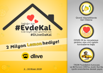 DLive ile #EvdeKal’anlar için Kampanya Düzenledi
