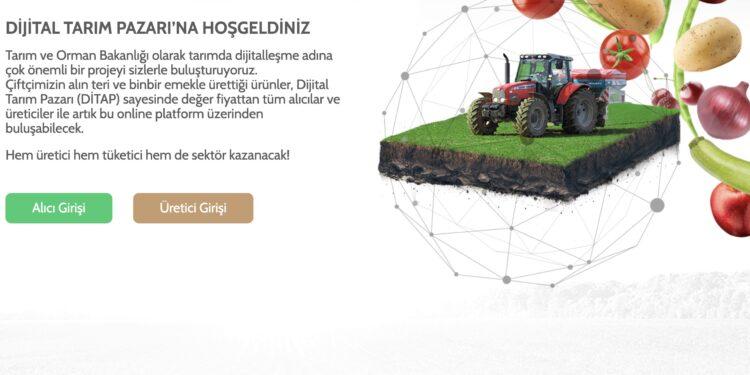Tarım ve Orman Bakanlığı Dijital Tarım Pazarı (Ditap) Açtı