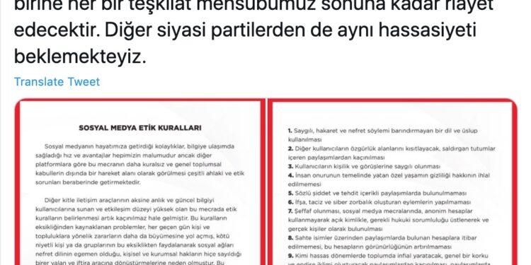 AKP’den Parti Mensupları için Sosyal Medya Etik Kurallarında 12 Madde