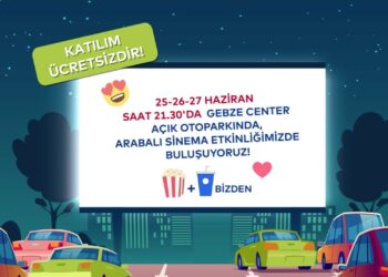 Gebze Center’da Arabalı Açık Hava Sineması Günleri Başlıyor