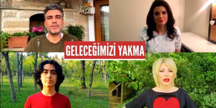 Ünlüler Orman Yangınları İçin Tek Nefes Oldu