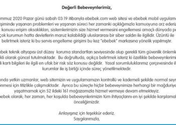 e-Bebek.com Siber Saldırıya Uğradı, Fidye İddiası da Var