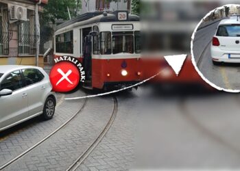 Tramvay Seferlerine 160 Kez Hatalı Park Engeli