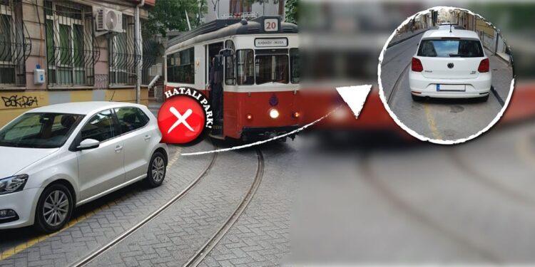 Tramvay Seferlerine 160 Kez Hatalı Park Engeli