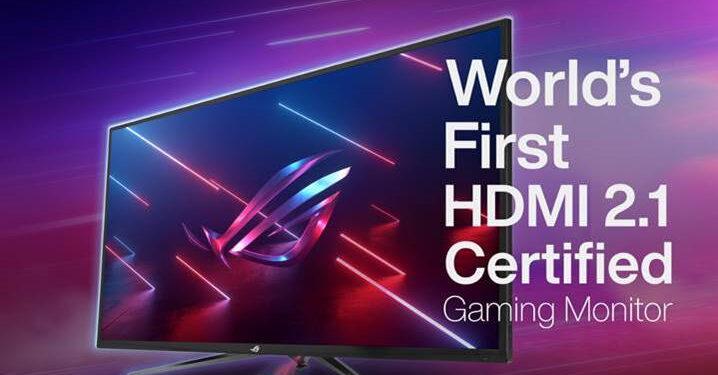 ROG, HDMI 2.1 Sertifikalı 4K 120 Hz Oyuncu Monitörünü Duyurdu