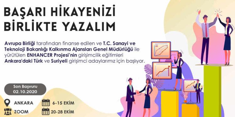 Türk ve Suriyeli Girişimci Adaylarına Yönelik Eğitim Online Olarak Verilecek