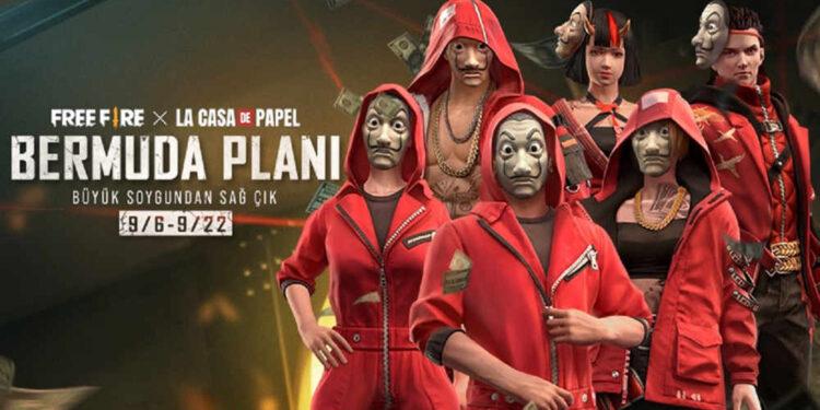 Eylül Ayı Boyunca Sürecek Free Fire ve La Casa de Papel Etkinliği Bugün Başlıyor