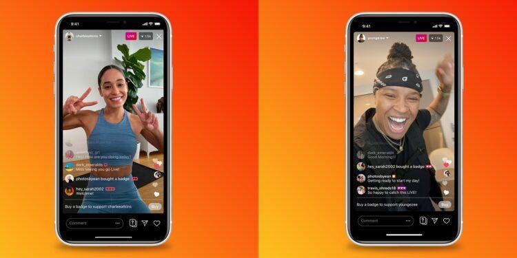 Instagram’da İçerik Üreticileri Rozetler İle Canlı Yayınlarda Gelir Elde Edebilecek