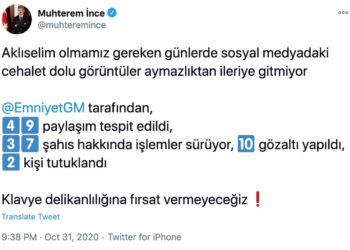 İzmir Depremiyle İlgili Nefret Söylemi Nedeniyle 10 kişi gözaltına alındı, 2 kişi tutuklandı