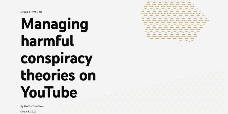 YouTube, Kişileri Hedef Alan Komplo Teorileri İçeriklerini Kaldırdı
