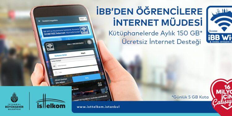 İBB Öğrencilere İnternet Desteğini Aylık 150 GB’ye Çıkartıyor