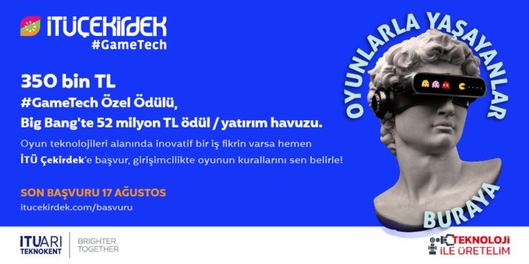 İTÜ ARI Teknokent #GameTech Programına 2 Ayda 210 Başvuru Gerçekleşti