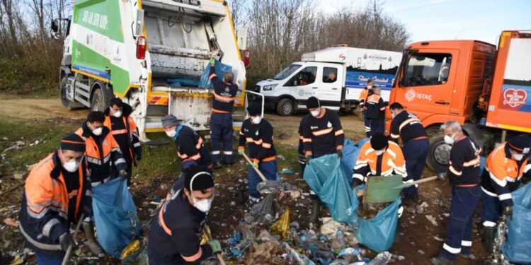 İBB’den Kaçak Çöp Dökümüne Müdahale