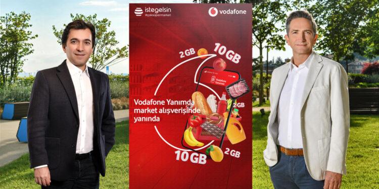 Vodafone, “Süpermarket Yanımda” İle Ayda 100.000 Alışveriş Hedefliyor