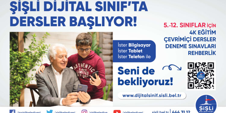 Şişli Belediyesi Öğrenciler için Dijital Sınıf Açtı