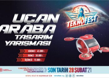 Milli Uçan Arabaya İmza Atmak İsteyenler TEKNOFEST’te Yarışmaya