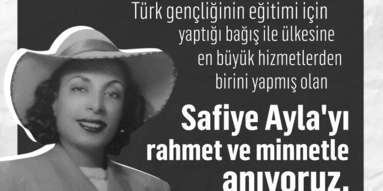 Anma Etkinlikleri de Dijital Ortama Taşındı : Türk Eğitim Vakfı (TEV) Safiye Ayla’yı Andı