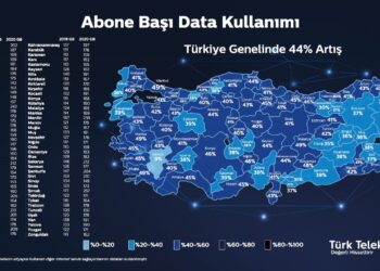 Türkiye’nin Data Kullanımı 2020’de 186 GB’ı Geçti