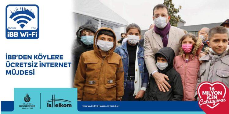 İBB’den Köylere Ücretsiz İnternet Hizmeti