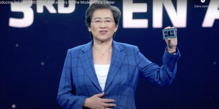 AMD, Veri Merkezlerine Yönelik 3.Nesil Epyc İşlemcileri Piyasaya Sürdü