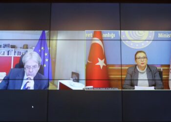 Ticaret Bakanı Ruhsar Pekcan, AB Ekonomi Komiseri Paolo Gentiloni ile Videokonferans Yoluyla Görüştü